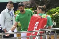 Novak Djokovic and Aryna Sabalenka at the Wimbledon Tennis Championships (Image Source: Getty)